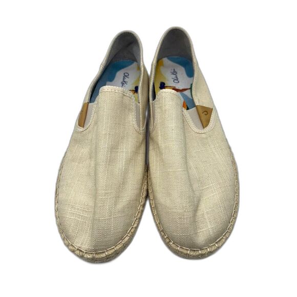 OluKai Kaula Pa'a Kapa Espadrille Loafer - Natural 40/10 - Picture 4 of 10